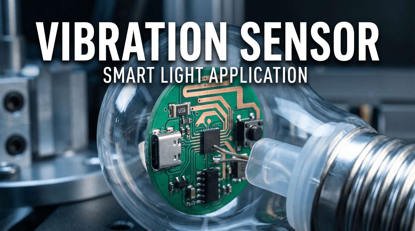 Vibration sensor on PCB